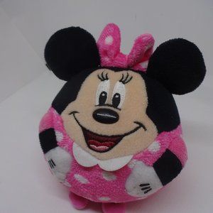 TY "MINNIE MOUSE" Beanie Ballz, Plush Round Ball Toy (EUC)